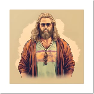 Fat Thor Dude Posters and Art